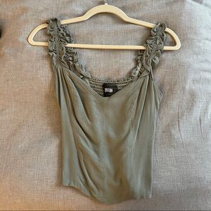 Reformation corset style top